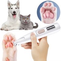 Rechargeable Pet Hair Trimmer with Low Noise Motor and 0.7 Inch Blade for Cats and Small Dogs