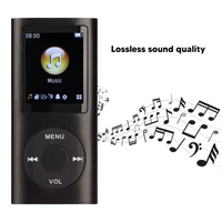 Portable MP3 Player with 1.8 inch LCD Display and Lossless Audio Playback