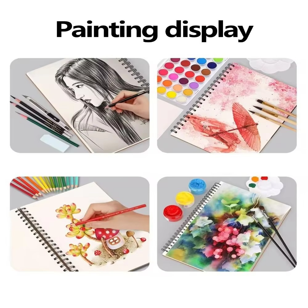 Spiral Sketch Pad with Thick Paper for Drawing Sketching and Art Use