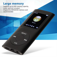 Portable MP3 Player with 1.8 inch LCD Display and Lossless Audio Playback