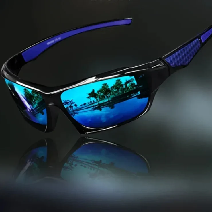 Polarized Round Metal Sunglasses with UV400 Protection for Men and Women
