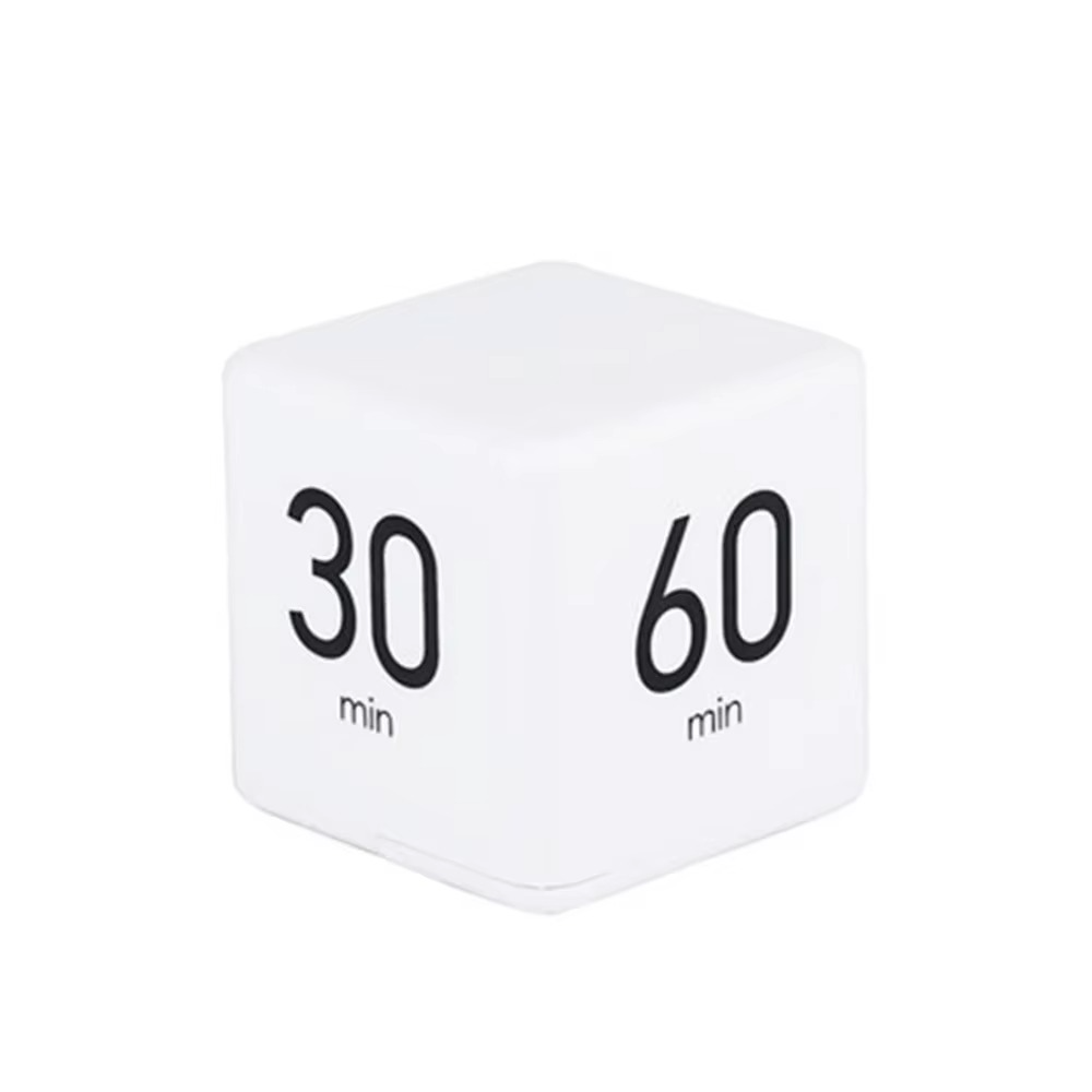 Visual Flip Timer with Magnetic Back and Silent Countdown for Home and Office