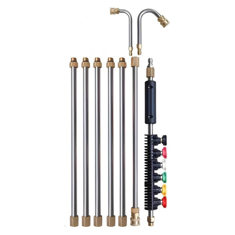 Pressure Washer Extension with Telescoping Reach for Outdoor Cleaning