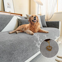 Scratch Resistant Sofa Cover with Recyclable Fabric and Machine Washable Design
