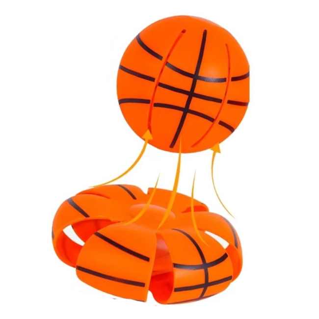 Dual Shape Flying Disc and Bouncing Ball for Kids and Pets