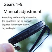 Adjustable Polarized Sunglasses with Round Frame and UV400 Protection