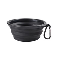 Portable Silicone Pet Bowl with Collapsible Design for Food and Water
