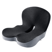 Memory Foam Seat Cushion with Non-Slip Base and Washable Cover