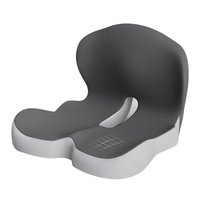 Memory Foam Seat Cushion with Non-Slip Base and Washable Cover