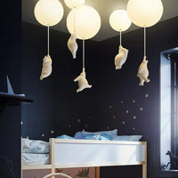 Balloon Bear Ceiling Light with Playful Bear Design