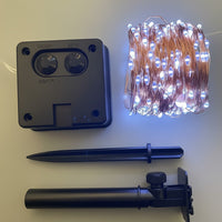 Solar LED Garden Lights with Copper Wire Fairy String Design