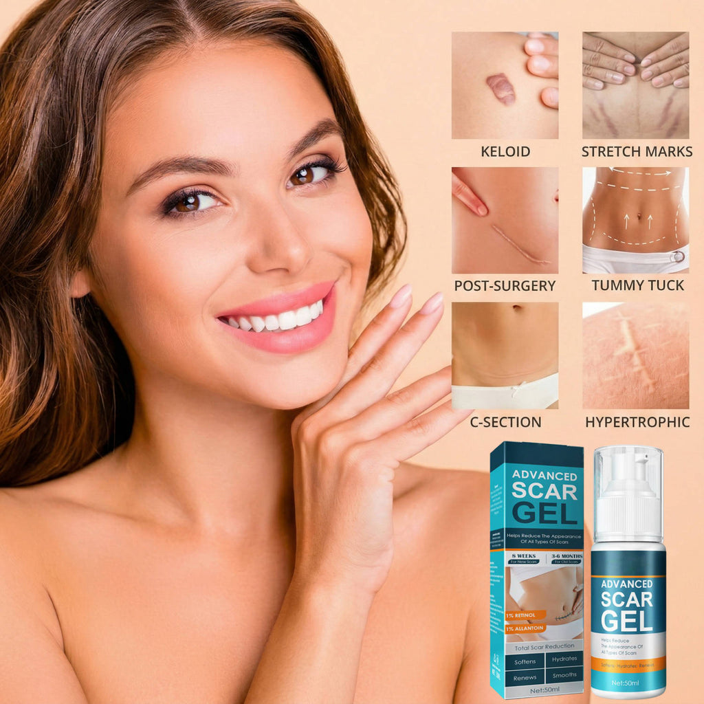 Silicone Scar Gel Moisturizing Cream for Skin Marks and Stretch Marks
