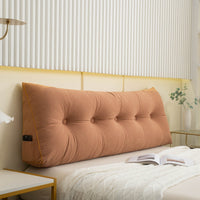 Wedge Pillow with Side Phone Pocket and Removable Cover, Three Sizes