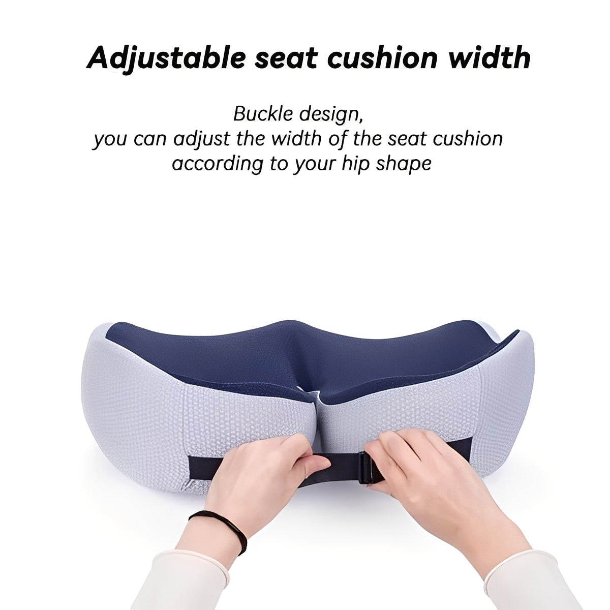 Adjustable Seat Cushion Memory Foam for Sitting Support - Marova Shop