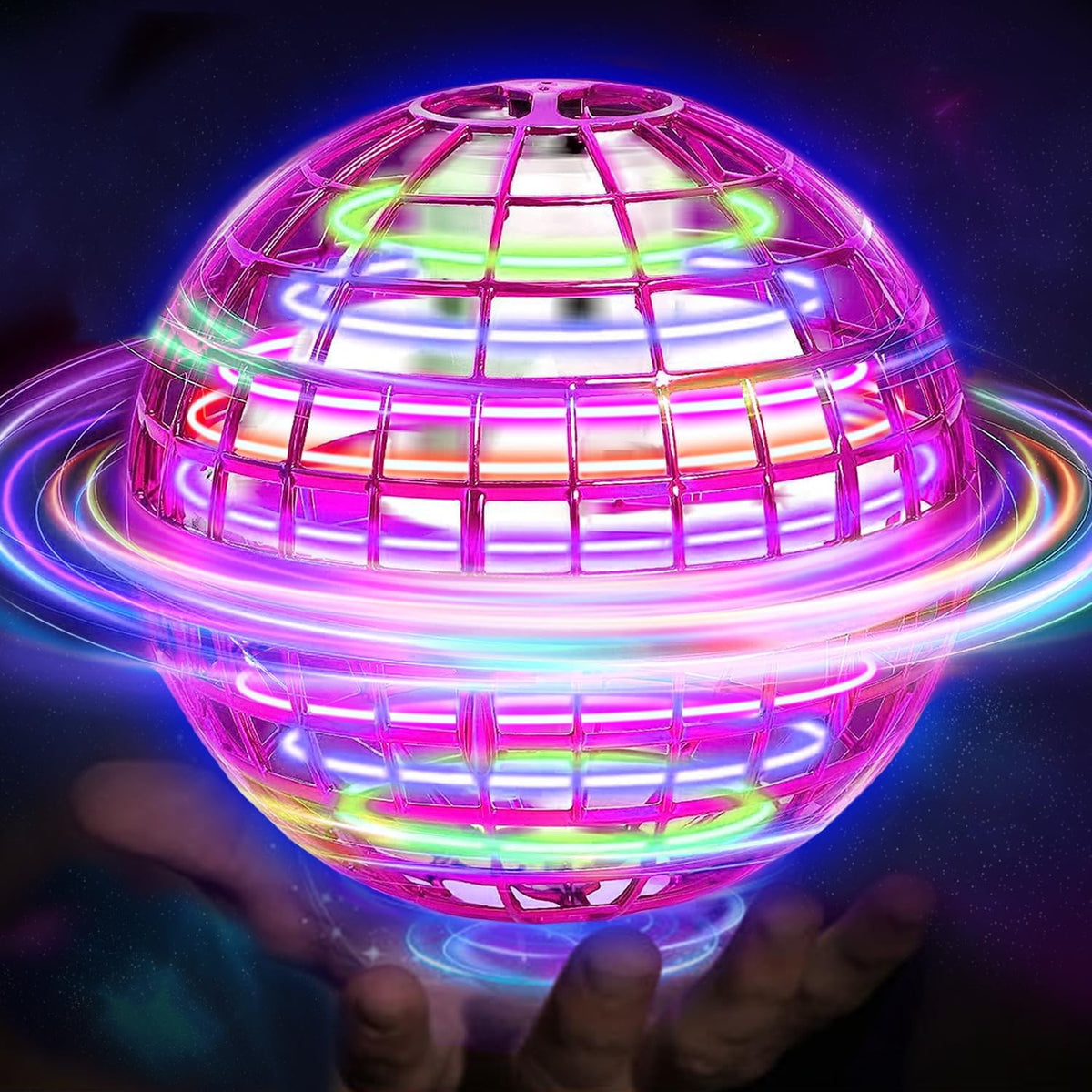 Flying Ball Boomerang with LED Lights and Hand Motion Control