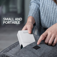 Portable Mini Projector with 3000 Lumen Brightness and HDMI USB Connectivity