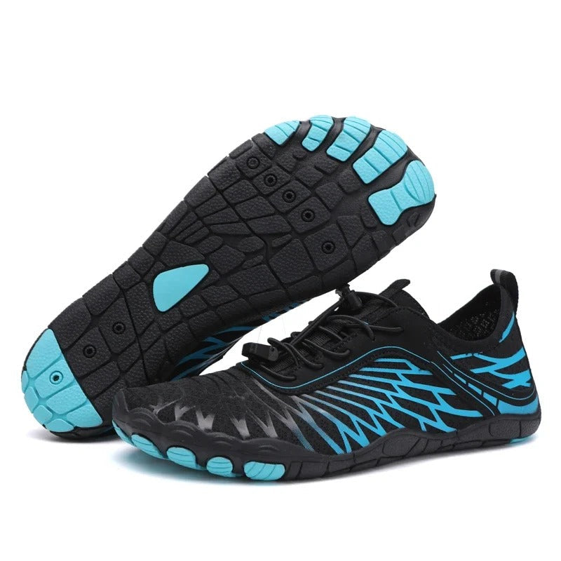 Wide Toe Box Barefoot Shoes with Flexible Sole and Water Drainage