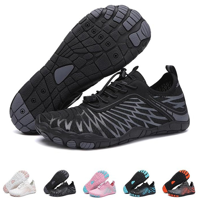 Wide Toe Box Barefoot Shoes with Flexible Sole and Water Drainage