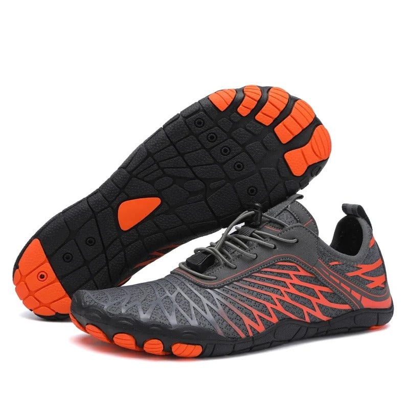 Wide Toe Box Barefoot Shoes with Flexible Sole and Water Drainage