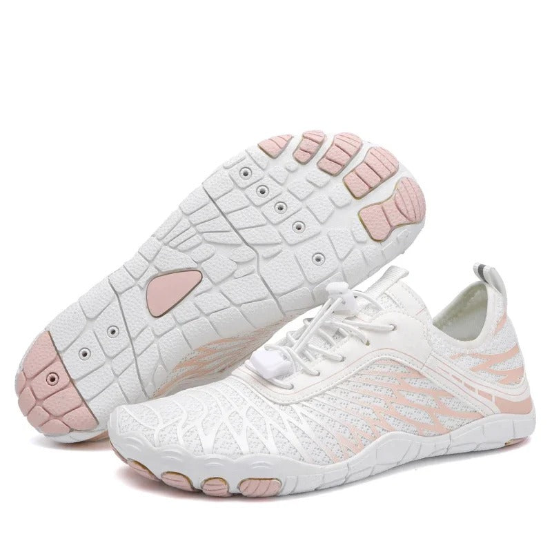 Wide Toe Box Barefoot Shoes with Flexible Sole and Water Drainage