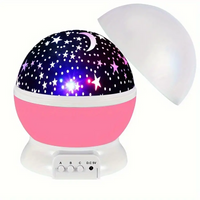 Calming Star Projector Night Light with Sky Projection and Music