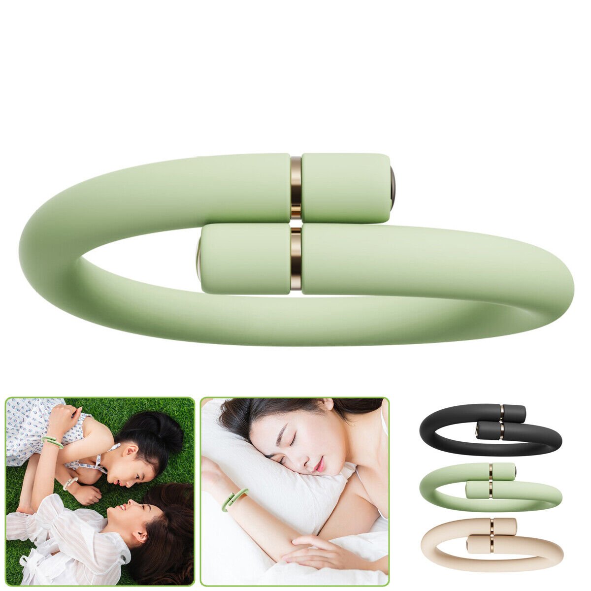 Ultrasonic Mosquito Repellent Wristband with Three Frequency Modes and Rechargeable Battery