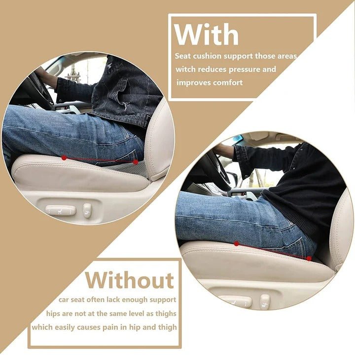 Car Seat Cushion with Memory Foam - Marova Shop