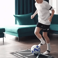 Soccer Training Mat with Video Program and Grip Socks for Youth Skill Development