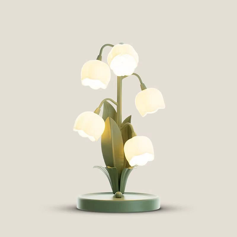 Artificial Rose Bonsai Table Lamp with USB Power and 3 Light Modes