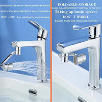 Rotating Faucet Aerator Extender with 2 Spray Modes for Sink