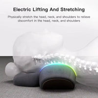 Heated Neck Massage Pillow with Adjustable Support and Vibration Modes
