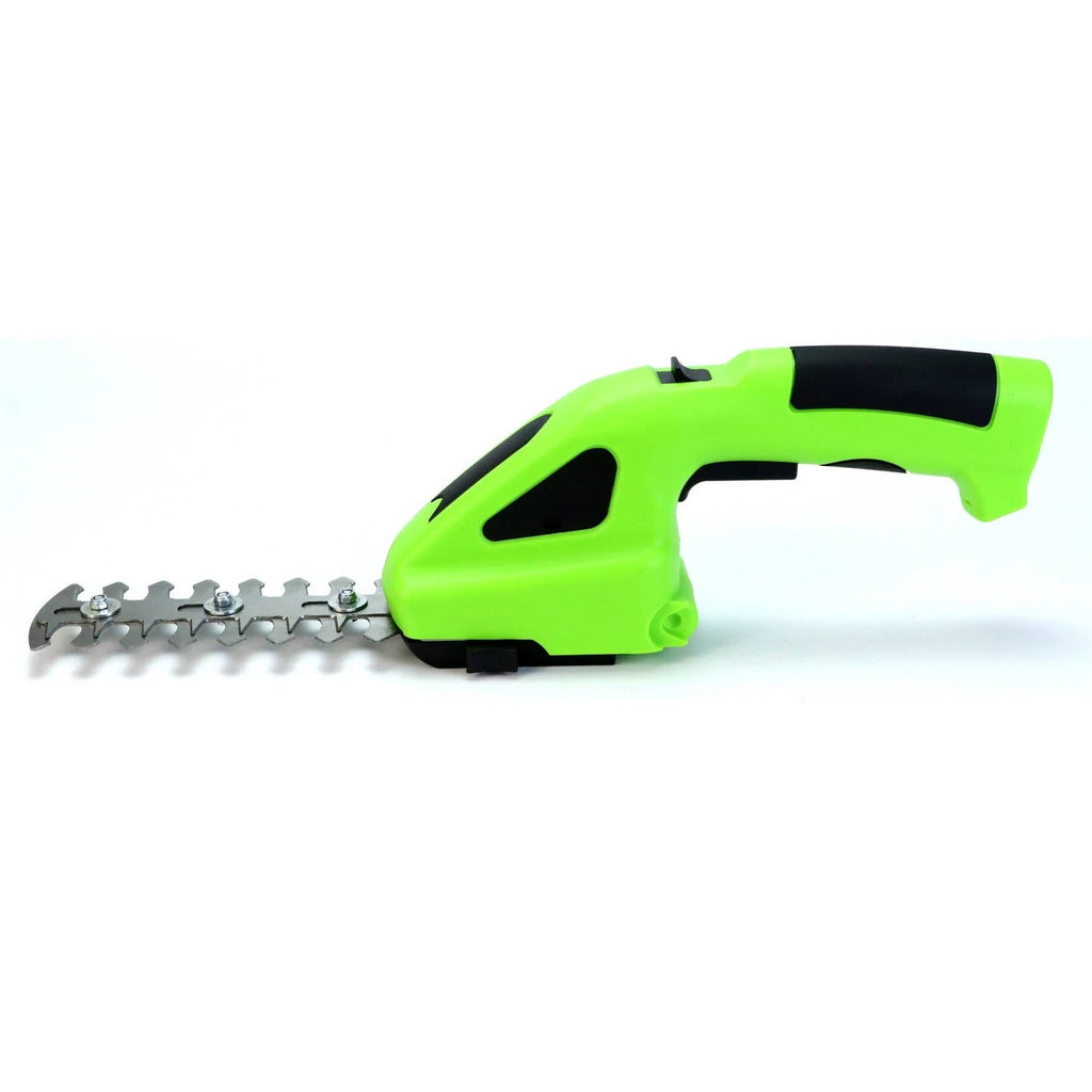 Rechargeable Cordless Hedge Trimmer and Grass Shear with Dual Blades