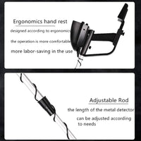 Underground Metal Detector with Waterproof Coil and Dual Search Modes