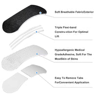 Triple Band Nasal Strips for Breathing Support Nighttime Comfort