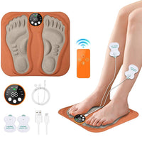 Portable EMS Foot Massage Mat with Remote Control