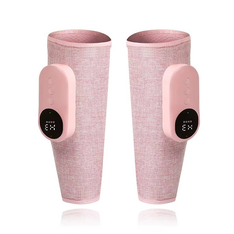 Rechargeable Cordless Air Compression Massager with Heat and Calf Wraps