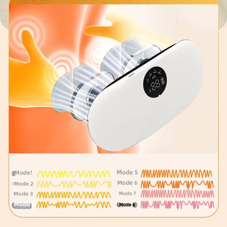 Portable Heating Pad with 3 Heat Levels and 8 Massage Modes
