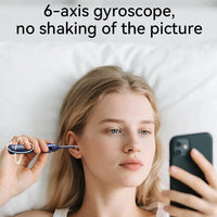 Visual Ear Cleaning Tool with HD Camera Video and Storage Case