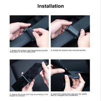 Kids Seat Belt Positioner with Adjustable Fit for Car Use