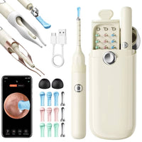 Visual Ear Cleaning Tool with HD Camera Video and Storage Case