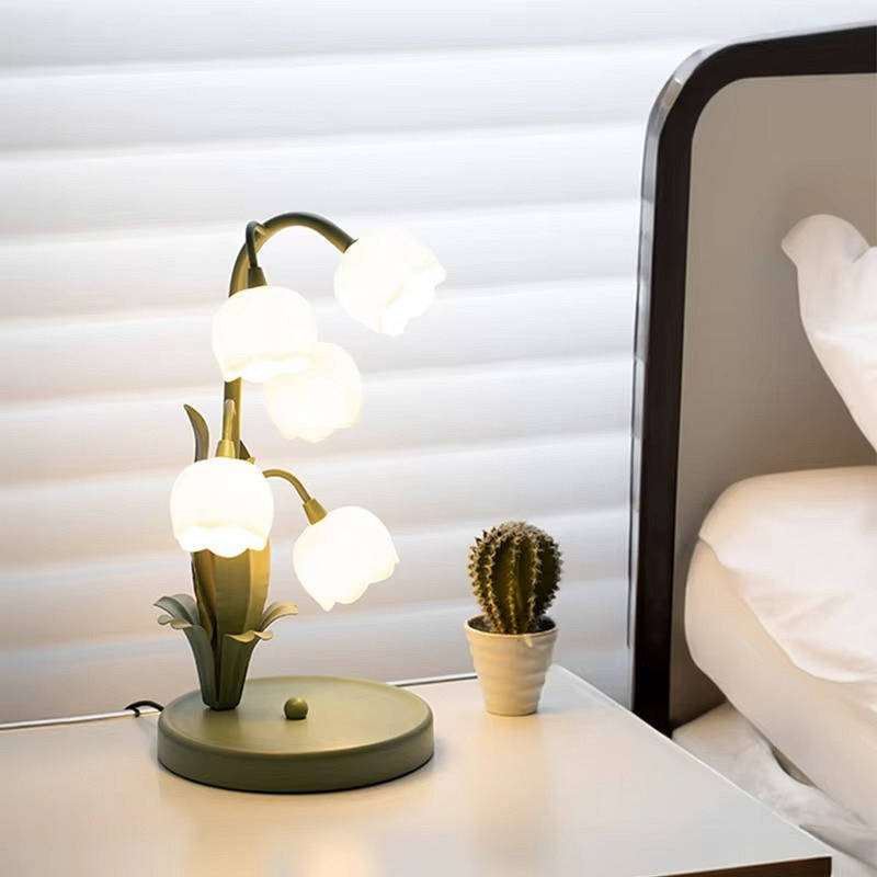Artificial Rose Bonsai Table Lamp with USB Power and 3 Light Modes