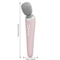 Portable Handheld Massager, Cordless 5 Speed USB Rechargeable Wand Massager for Back, Neck and Legs