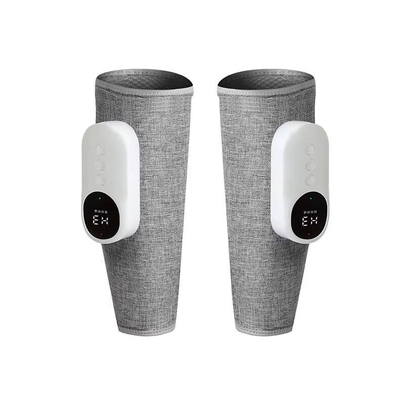 Rechargeable Cordless Air Compression Massager with Heat and Calf Wraps