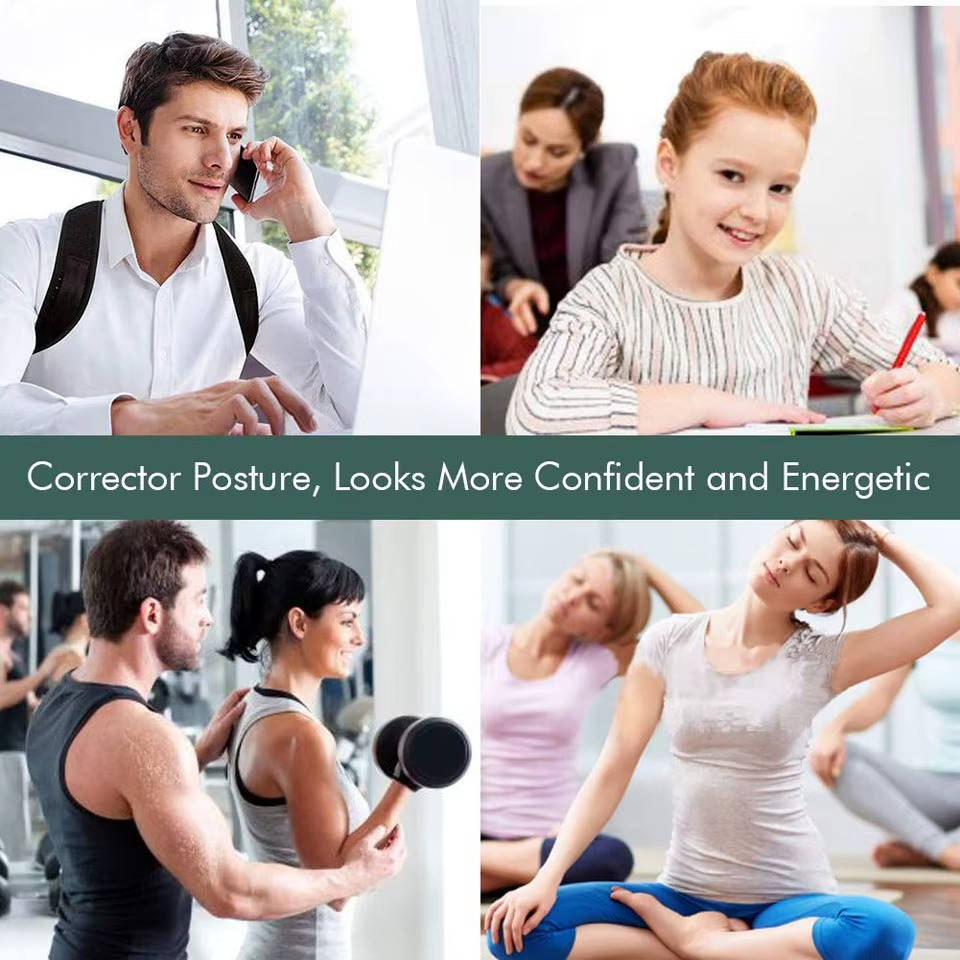 Upgraded Adjustable Upper Back Shoulder Posture Corrector Support