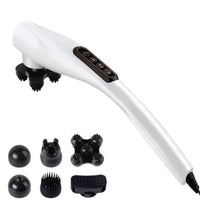 Handheld Corded Body Massager with 6 Attachments and Ergonomic Handle