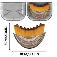 Facial Contour Brush with Soft Bristles for Massage and Surface Care