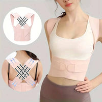 Adjustable Posture Support Brace with Breathable Shoulder Straps
