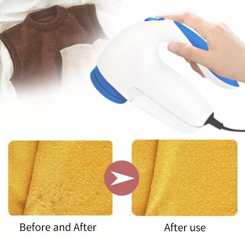 Household Fabric Shaver for Lint Removal with Mesh Cover and Motorized Blades - Marova Shop