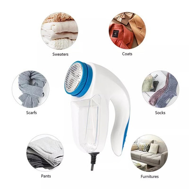 Household Fabric Shaver for Lint Removal with Mesh Cover and Motorized Blades - Marova Shop