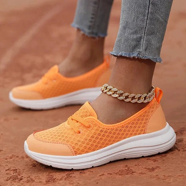 Orthopedic Mesh Shoes with Memory Foam Footbed and Arch Support, Slip Resistant